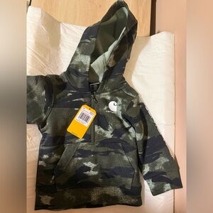 Carhartt Kids Green Camo Hoodie